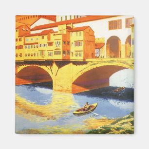 Aimant Florence Italie Ponte Vecchio Vintage voyage du po