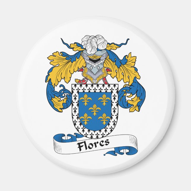 Aimant Flores Family Crest (Devant)