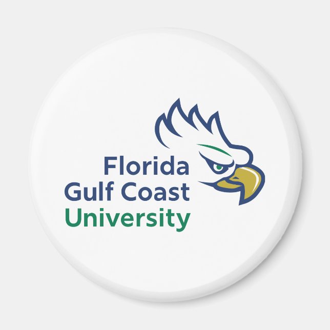 Aimant Florida Gulf Coast University | FGCU Azul Eagles (Devant)