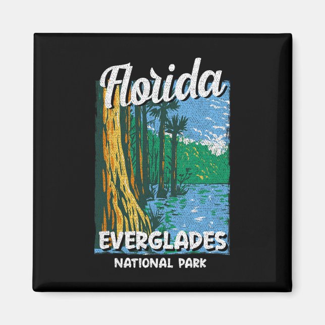Aimant Floride Fl Miami Summer Vibes Beach Sunshine State (Devant)