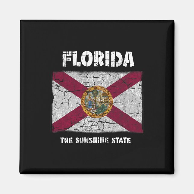 Aimant Floride Fl Summer Miami Vibes Beach Sunshine State (Devant)