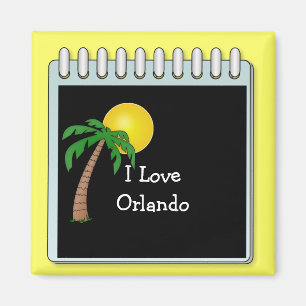 Aimant Floride : J'aime Orlando