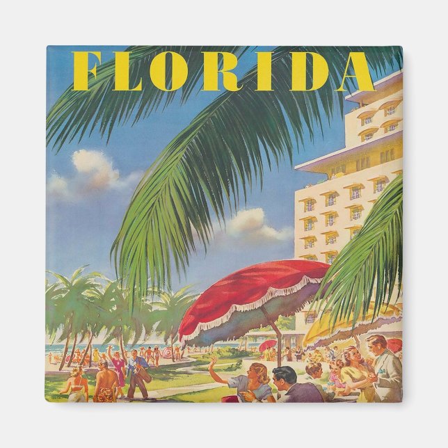 Aimant Floride Retro (Devant)