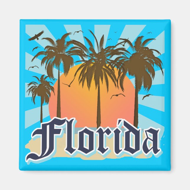 Aimant Floride The Sunshine State USA (Devant)