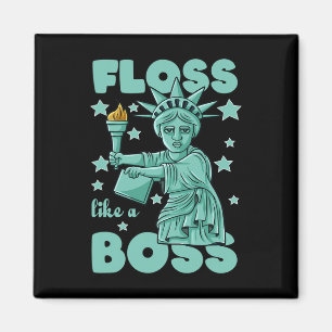Aimant Floss Comme Un Patron Statue De La Liberté 4 juill