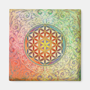Aimant Flower of Life - Ornament I