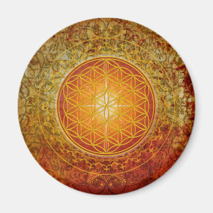 Aimant Flower of Life - Ornament III