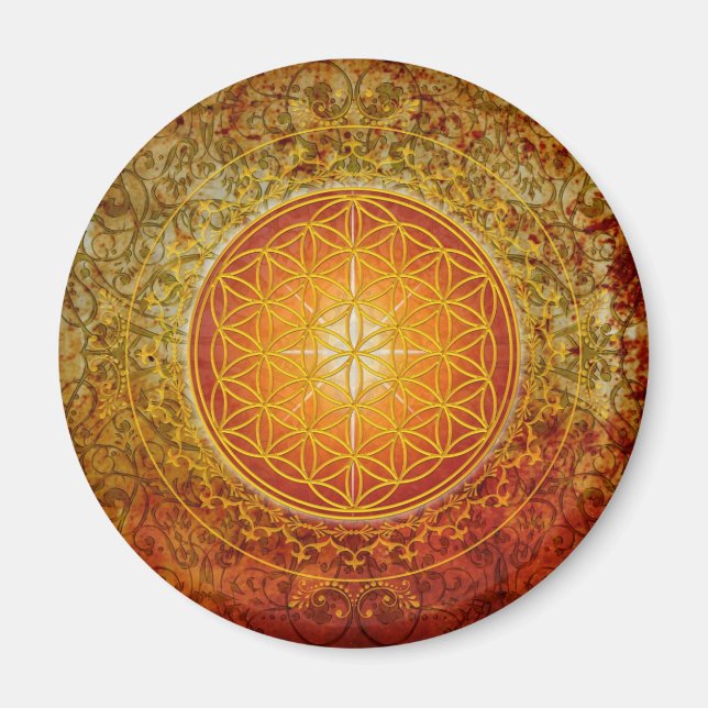 Aimant Flower of Life - Ornament III (Devant)