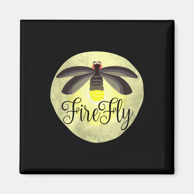 Aimant Fluciole Éclair Bug cadeau d'été (Devant)