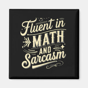 Aimant Fluent Dans Les Maths Et Sarcasme Drôle Appréciati