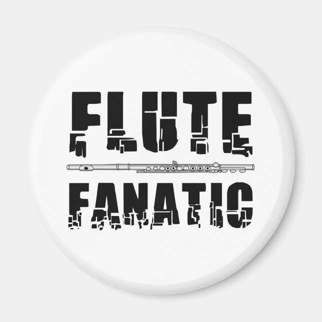 Aimant Flute Fanatique (Devant)
