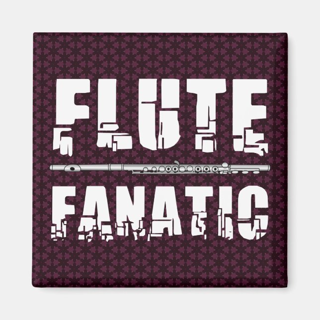 Aimant Flute Fanatique (Devant)