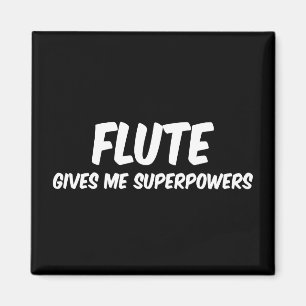 Aimant Flute Superpuissances Funny Superhero Musique
