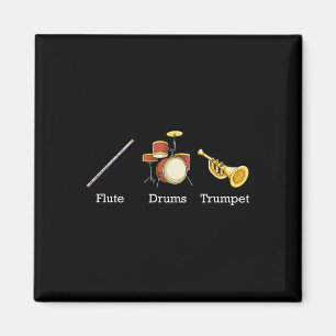 Aimant Flute tambours Trumpet Instruments de bande Anti T