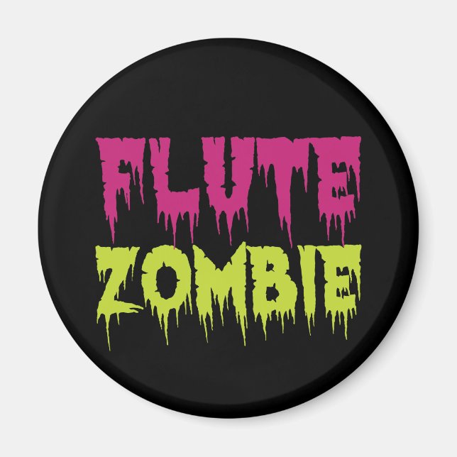 Aimant Flute Zombie (Devant)