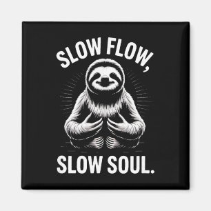 Aimant Flux Lent Âme Lente Yoga Paresseux Méditation _1