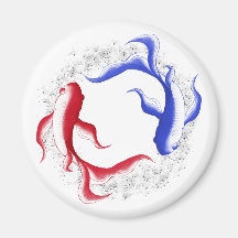 Flux martial abstrait Yin Yang art martial