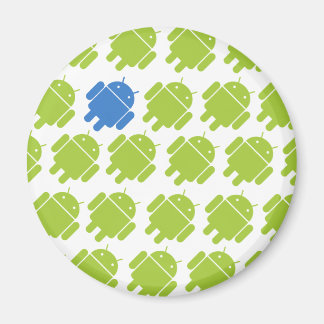 Aimant Flying Android Blue