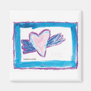 Aimant Flying Heart - Kids Art for CHOC