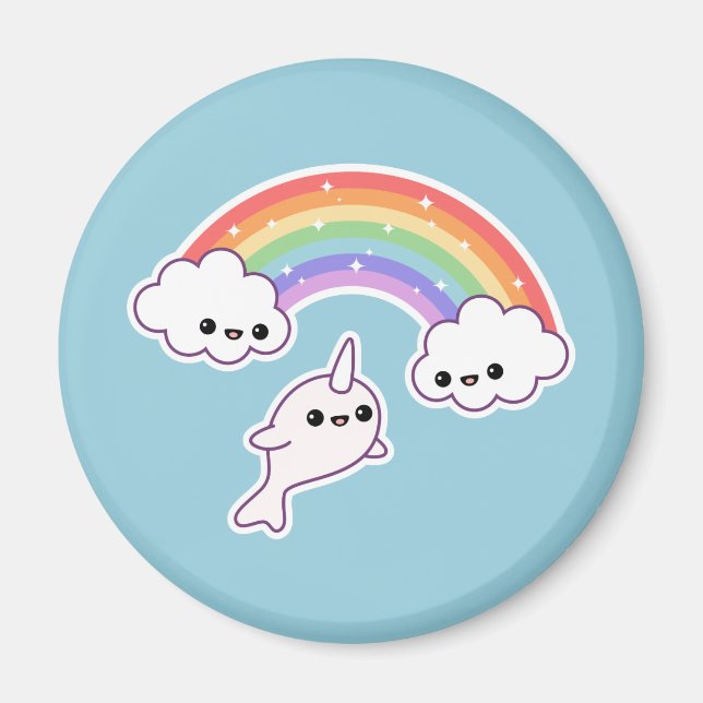 Aimant Flying Narwhal (Devant)