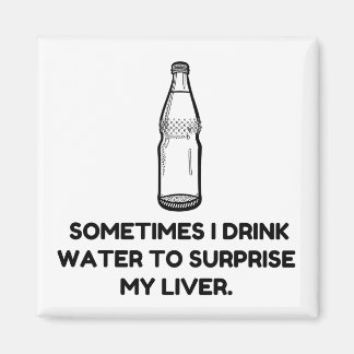 Aimant Foie surprenant de l'eau