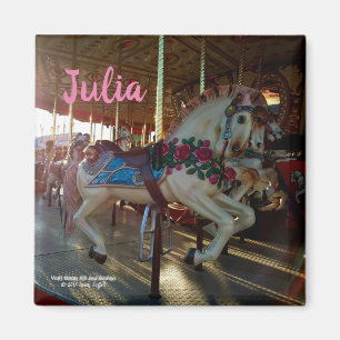 Aimant Foire carnavalesque Carrousel Cheval Merry-Go-Roun