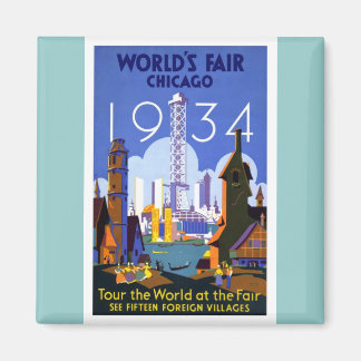 Aimant Foire mondiale de Chicago 1934