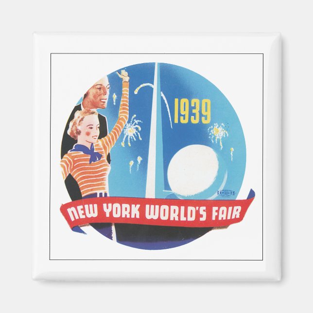 Aimant Foire mondiale de New York 1939 (Devant)