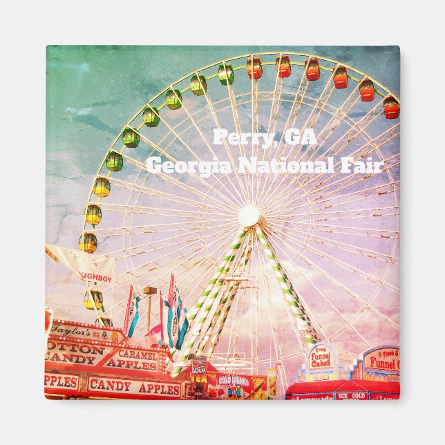 Aimant Foire nationale de Perry Georgia (Devant)