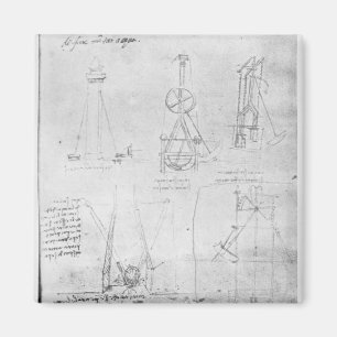 Aimant Fol. 20r du manuscrit B, 1488-90 de Paris