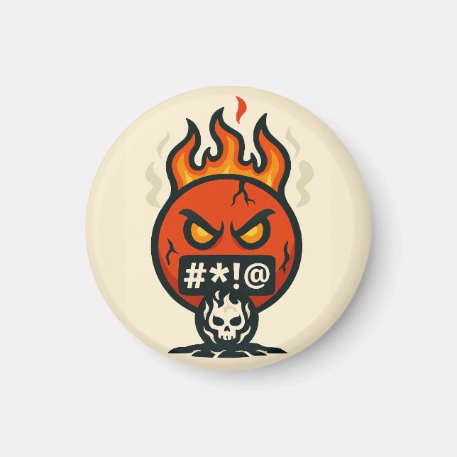Aimant Folie des Émojis (Devant)