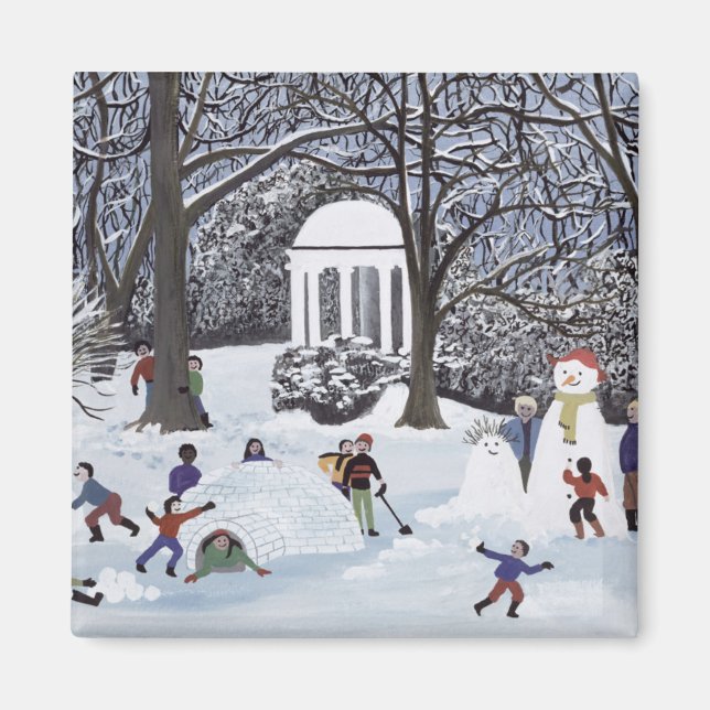 Aimant Folies de neige (Devant)