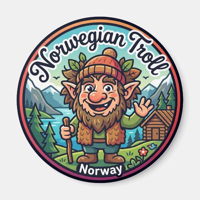 Aimant Folklore norvégien des trolls Norvège (Devant)