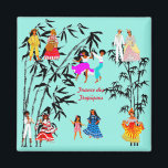 Aimant Folklores de la France des Tropiques<br><div class="desc">Vous trouverez tous ces costumes et leurs explications dans mon ouvrage " La France en costumes traditionnels. Du continent aux tropiques." Région de France a différents et magnifiques costumes. Ma recherche a été homologues au World Guinness Book pour son unique. Je vous propose des costumes folkloriques de toutes les Régions...</div>