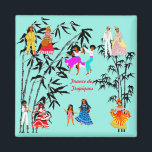 Aimant Folklores de la France des Tropiques<br><div class="desc">Vous trouverez tous ces costumes et leurs explications dans mon ouvrage " La France en costumes traditionnels. Du continent aux tropiques." Région de France a différents et magnifiques costumes. Ma recherche a été homologues au World Guinness Book pour son unique. Je vous propose des costumes folkloriques de toutes les Régions...</div>