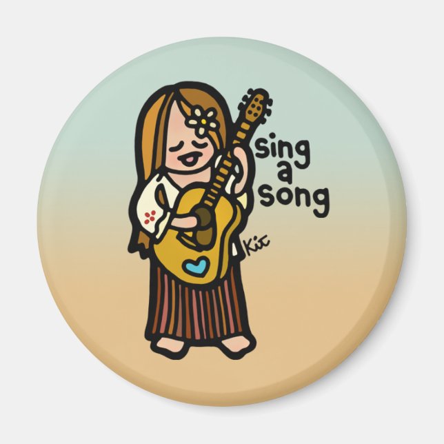 aimant folksinger. (Devant)