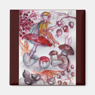 Aimant FOLLET MAGIQUE DE CHAMBRES Imaginaire Floral blanc