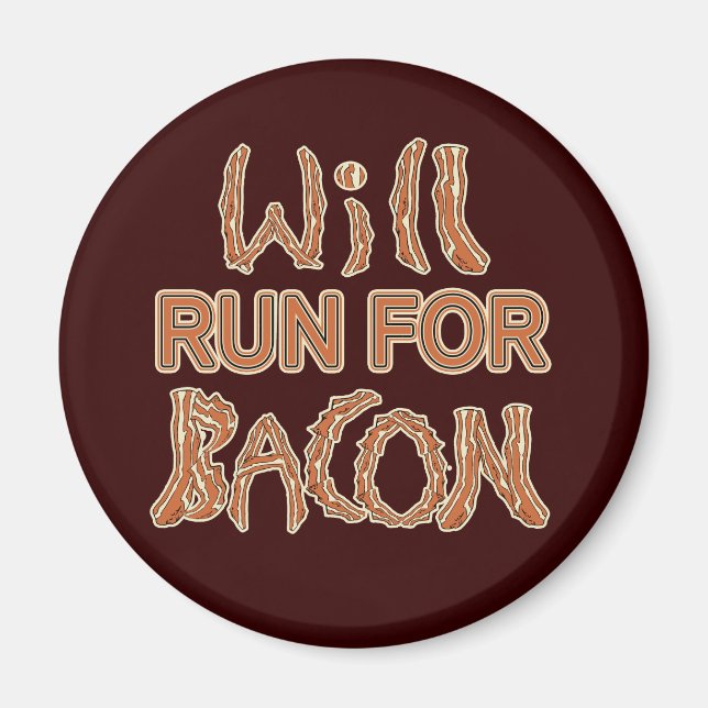 Aimant FONCTIONNERA POUR BACON Running Tee - shirts & Gea (Devant)