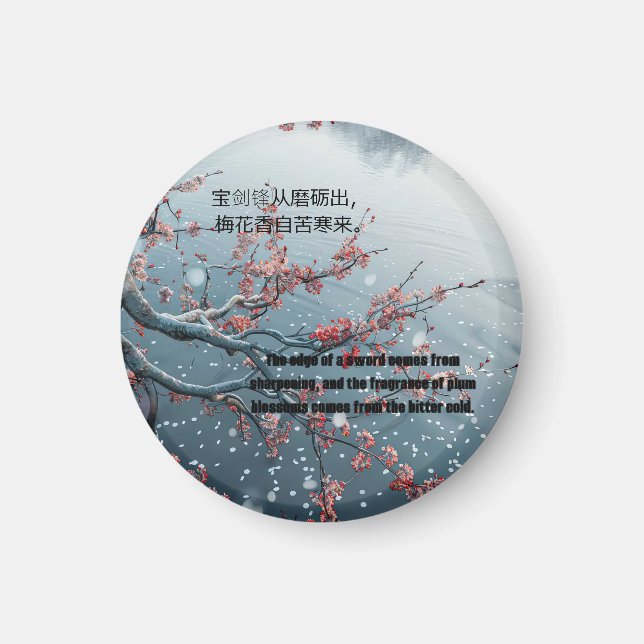 Aimant fond de prune (Devant)