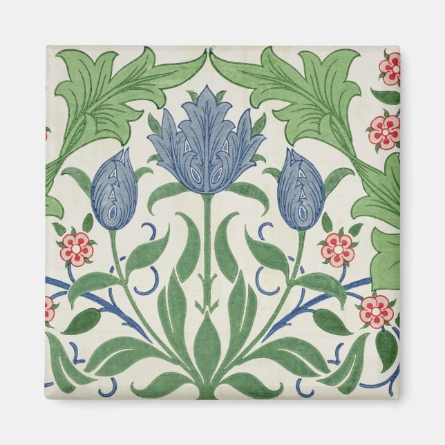 Aimant Fond d'écran floral (Devant)