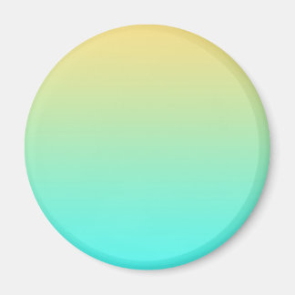 Aimant Fond dégradé pastel turquoise jaune