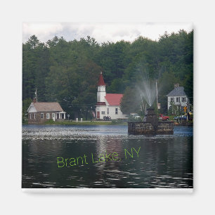 Aimant Fontaine de Brant Lake NY Montagnes Adirondack