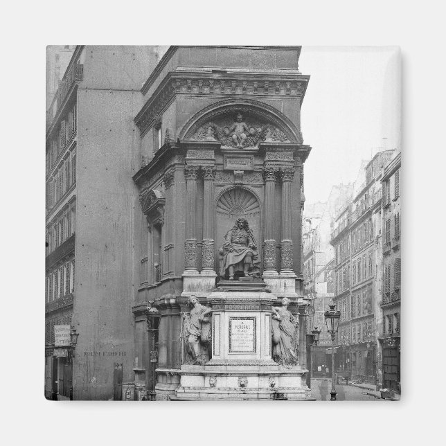 Aimant Fontaine de Molière, 1844 (Devant)