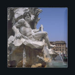 Aimant Fontana dei Quattro Fiumi, Piazza Navona, Rome<br><div class="desc">DROIT D'AUTEUR Paul Thompson / DanitaDelimont.com | EU16 PTH0134.jpg | Fontana dei Quattro Fiumi,  Piazza Navona,  Rome,  Latium,  Italie</div>