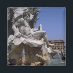 Aimant Fontana dei Quattro Fiumi, Piazza Navona, Rome<br><div class="desc">DROIT D'AUTEUR Paul Thompson / DanitaDelimont.com | EU16 PTH0134.jpg | Fontana dei Quattro Fiumi,  Piazza Navona,  Rome,  Latium,  Italie</div>