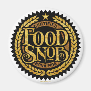 Aimant Food Snob - Amoureux de la nourriture amusant