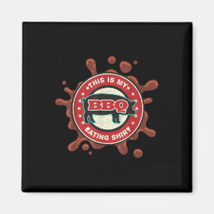 Aimant Foodie Drôle Viande Bbq Drôle - Voici Mon Bbq Eati