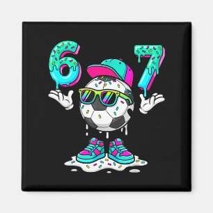 Aimant Football 67 Six Seven Drôle Gen Alpha Meme Drip _3