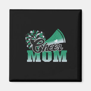 Aimant Football Cheval Maman Vert Blanc Noir Pom Leopard