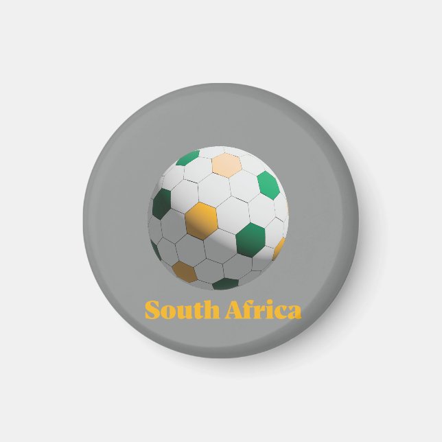 Aimant Football d'Afrique du Sud (Devant)